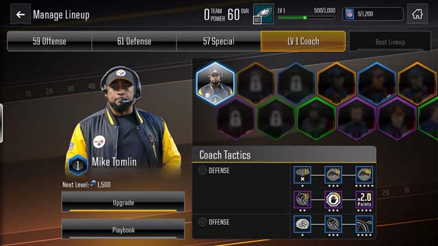 Manage Lineup Manage Lineup
